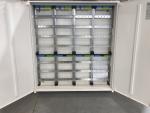 Hager Verteilerschrank mit 4x Verteiler ZU37KS, ZB34S
